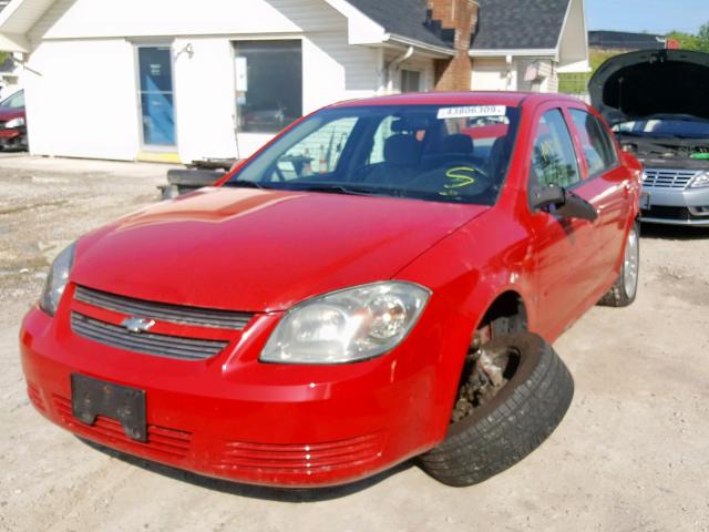 1G1AL58F187144587 - 2008 CHEVROLET COBALT LT RED photo 2