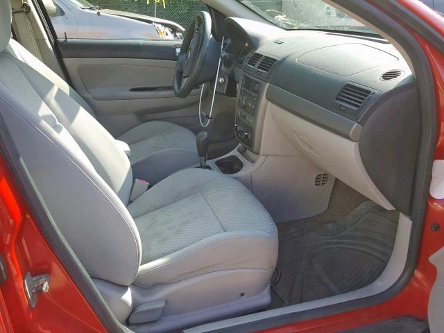 1G1AL58F187144587 - 2008 CHEVROLET COBALT LT RED photo 5