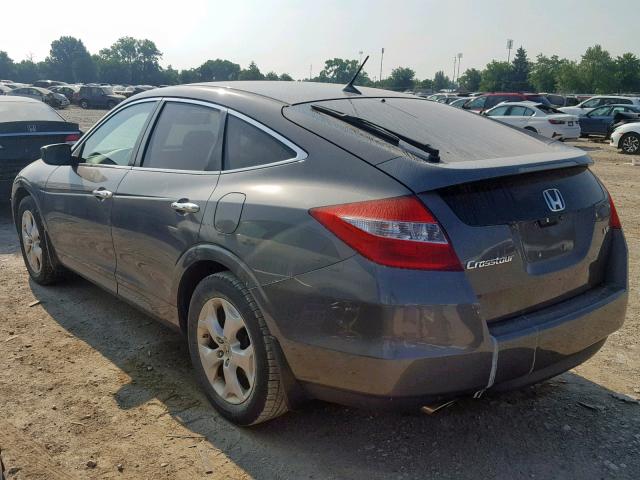 5J6TF1H56CL002432 - 2012 HONDA CROSSTOUR GRAY photo 3