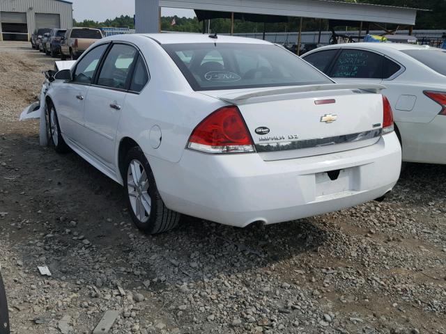 2G1WC5EM0A1259077 - 2010 CHEVROLET IMPALA LTZ WHITE photo 3