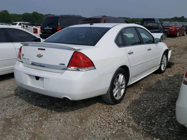 2G1WC5EM0A1259077 - 2010 CHEVROLET IMPALA LTZ WHITE photo 4