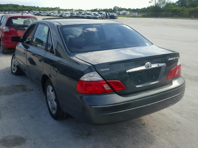 4T1BF28B94U364436 - 2004 TOYOTA AVALON XL GREEN photo 3