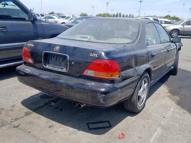 JH4UA3648WC007701 - 1998 ACURA 3.2TL BLACK photo 4