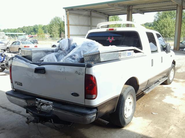 1FTSW30L83EA14111 - 2003 FORD F350 SRW S WHITE photo 4