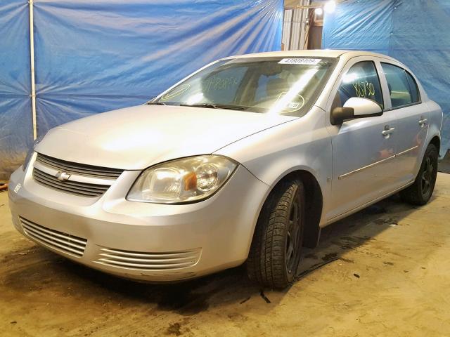 1G1AL58F987154123 - 2008 CHEVROLET COBALT LT SILVER photo 2