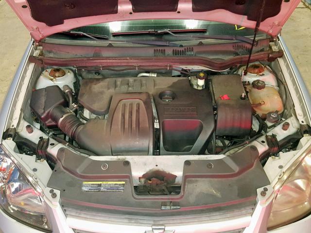 1G1AL58F987154123 - 2008 CHEVROLET COBALT LT SILVER photo 7