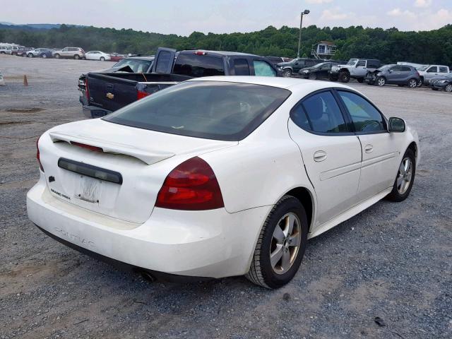 2G2WP552261145796 - 2006 PONTIAC GRAND PRIX WHITE photo 4