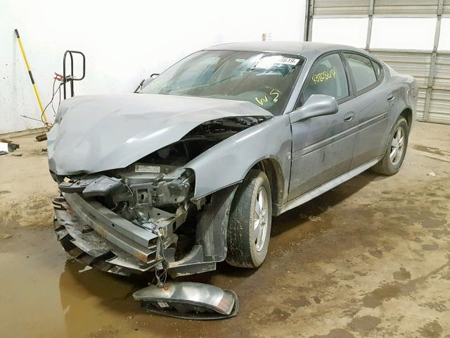 2G2WP552X81128831 - 2008 PONTIAC GRAND PRIX GRAY photo 2