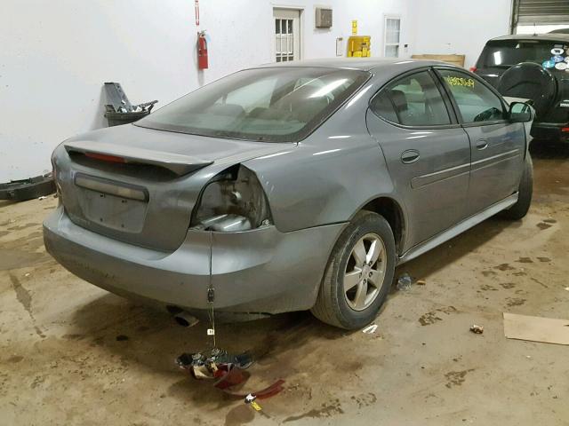 2G2WP552X81128831 - 2008 PONTIAC GRAND PRIX GRAY photo 4