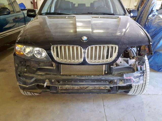 5UXFB53506LV22478 - 2006 BMW X5 4.4I BLACK photo 9