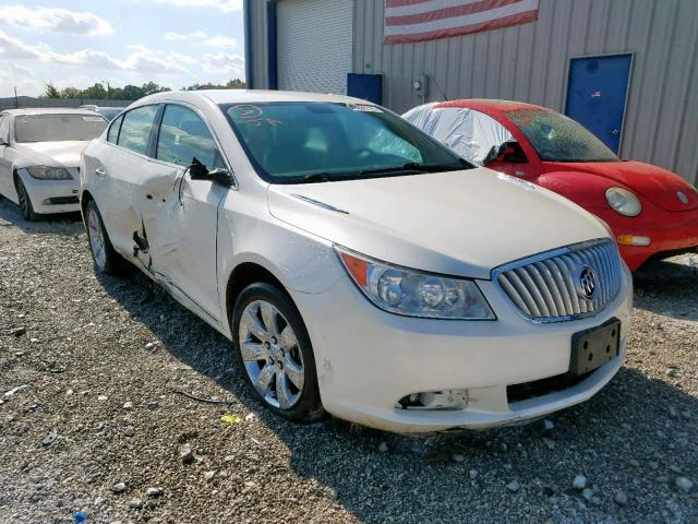 1G4GC5EG2AF133328 - 2010 BUICK LACROSSE C WHITE photo 1