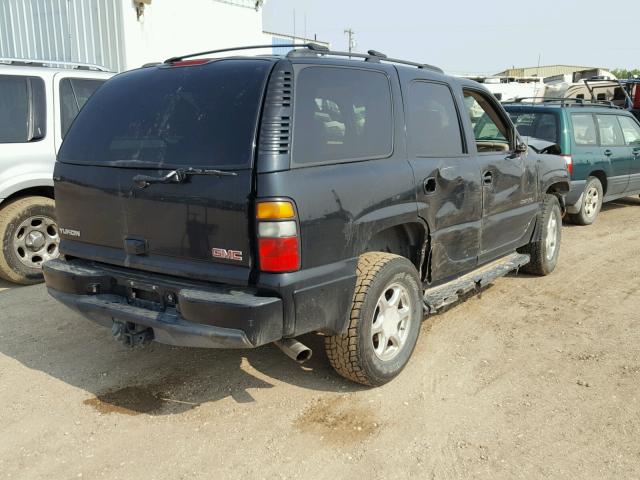 1GKEK63U15J202000 - 2005 GMC YUKON DENA BLACK photo 4