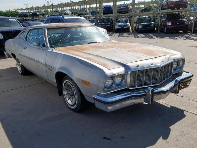 6G25H169883 - 1976 FORD TORINO BLUE photo 1