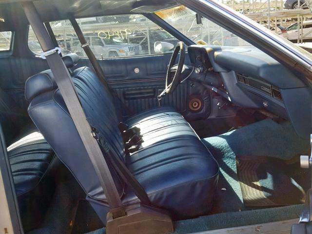 6G25H169883 - 1976 FORD TORINO BLUE photo 5