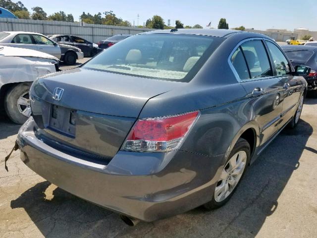 1HGCP26899A194604 - 2009 HONDA ACCORD EXL GRAY photo 4