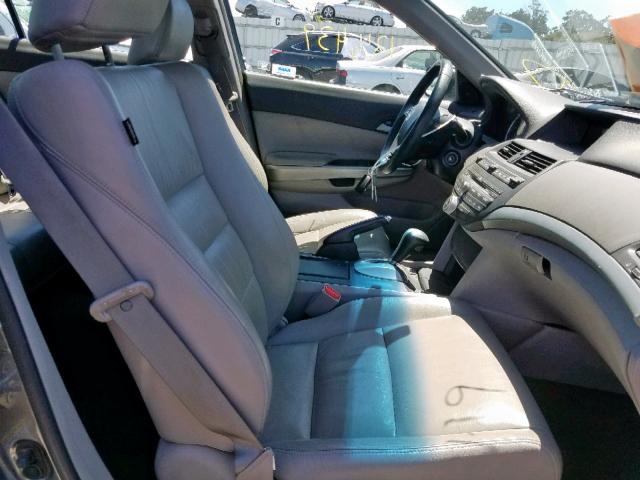 1HGCP26899A194604 - 2009 HONDA ACCORD EXL GRAY photo 5