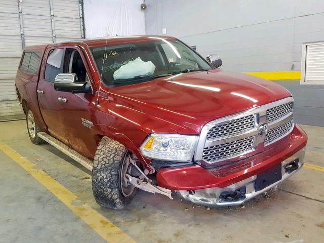 1C6RR7NT9FS586128 - 2015 RAM 1500 LARAM RED photo 1