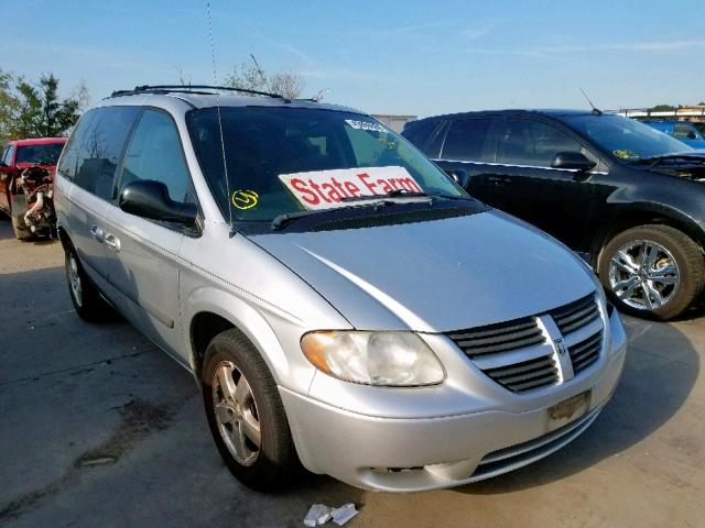 1D4GP45R07B210365 - 2007 DODGE CARAVAN SX SILVER photo 1