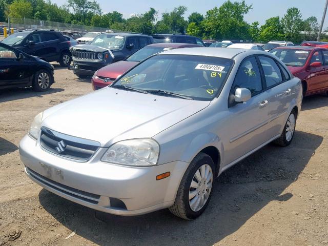 KL5JD56Z56K400618 - 2006 SUZUKI FORENZA SILVER photo 2