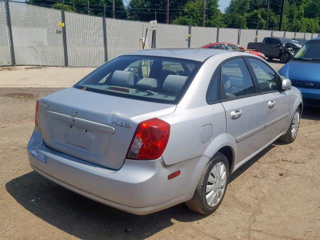 KL5JD56Z56K400618 - 2006 SUZUKI FORENZA SILVER photo 4