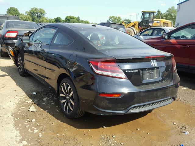 2HGFG3B06EH521233 - 2014 HONDA CIVIC EXL BLACK photo 3