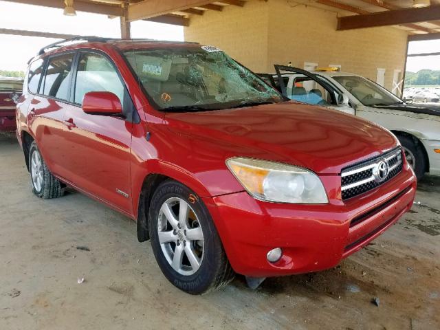 JTMBK31V586028478 - 2008 TOYOTA RAV4 LIMIT RED photo 1