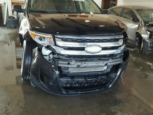 2FMDK4JC2DBC22986 - 2013 FORD EDGE SEL BLACK photo 9