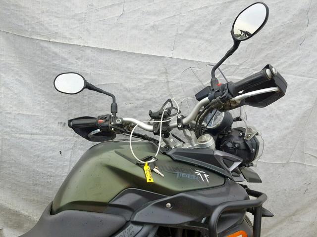 SMTE06BF8ET618622 - 2014 TRIUMPH MOTORCYCLE TIGER 800X GREEN photo 5