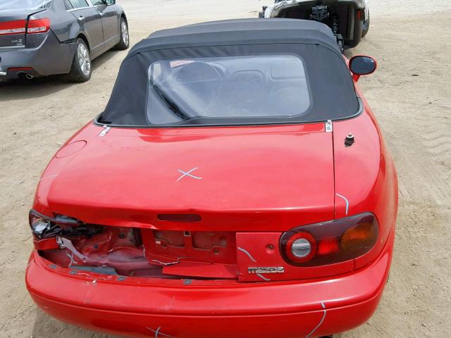 JM1NA3533S0615569 - 1995 MAZDA MX-5 MIATA RED photo 6