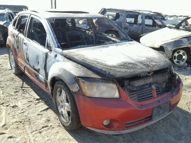 1B3HB48B37D101662 - 2007 DODGE CALIBER SX RED photo 1