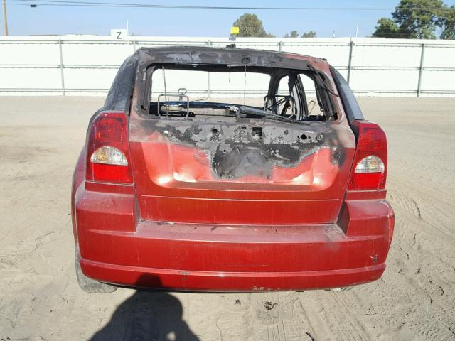 1B3HB48B37D101662 - 2007 DODGE CALIBER SX RED photo 10