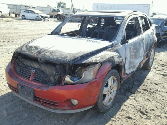 1B3HB48B37D101662 - 2007 DODGE CALIBER SX RED photo 2