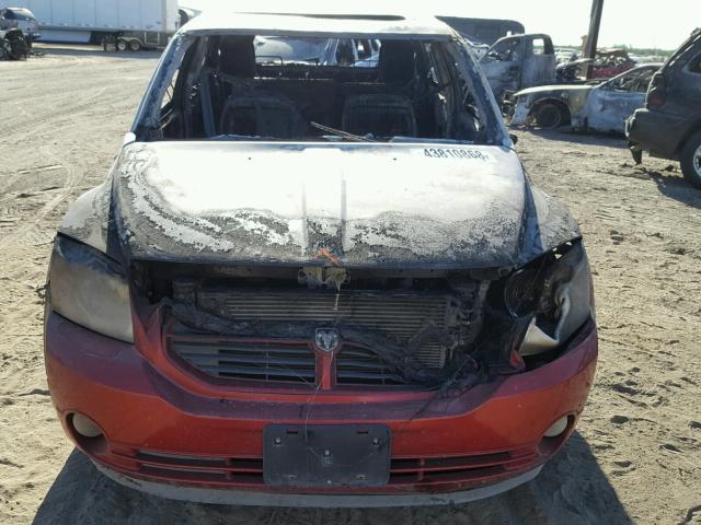 1B3HB48B37D101662 - 2007 DODGE CALIBER SX RED photo 9