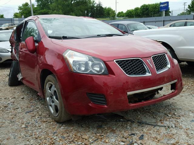 5Y2SP6E81AZ414844 - 2010 PONTIAC VIBE RED photo 1