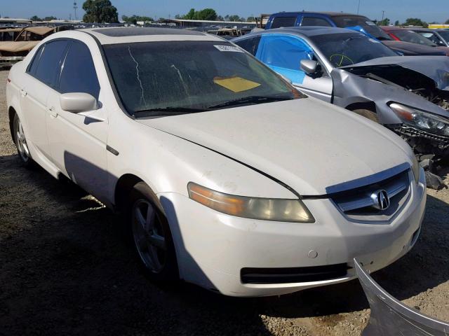 19UUA66285A059388 - 2005 ACURA TL WHITE photo 1