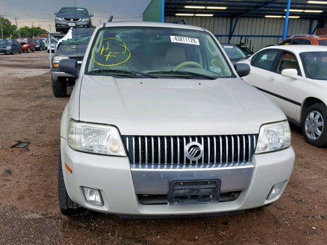 4M2CU39H27KJ03067 - 2007 MERCURY MARINER HE BEIGE photo 9