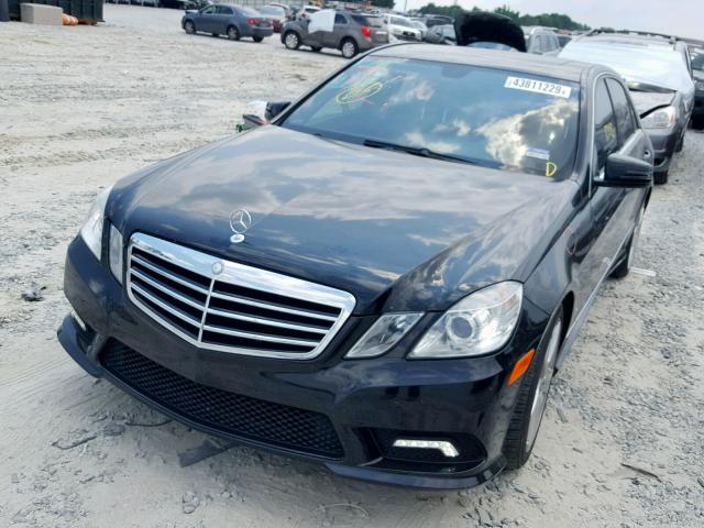 WDDHF5GB2BA513310 - 2011 MERCEDES-BENZ E 350 BLACK photo 2