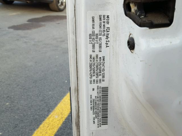 ZFBERFAT6G6B44320 - 2016 RAM PROMASTER 白色 照片 10