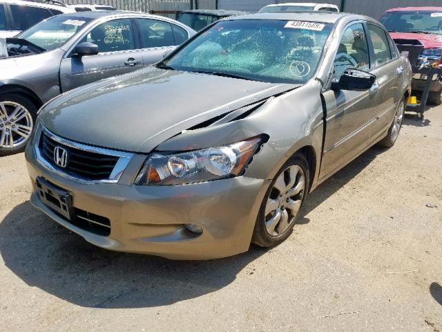 1HGCP3F84AA017775 - 2010 HONDA ACCORD EXL GOLD photo 2