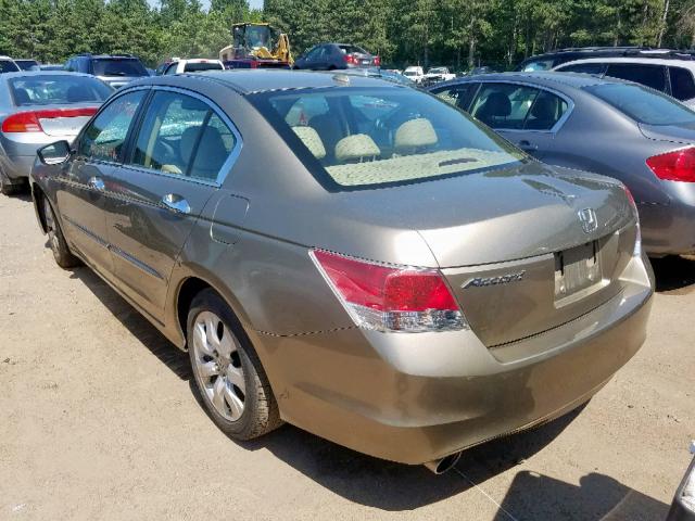 1HGCP3F84AA017775 - 2010 HONDA ACCORD EXL GOLD photo 3