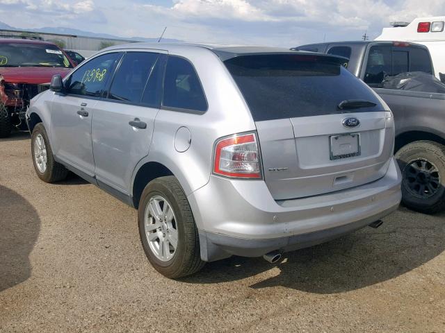 2FMDK3GC9ABA27884 - 2010 FORD EDGE SE SILVER photo 3