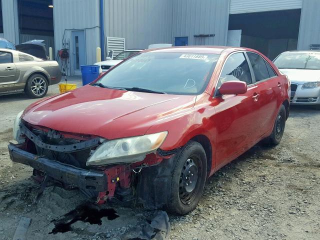 4T1BE46K07U100057 - 2007 TOYOTA CAMRY NEW RED photo 2