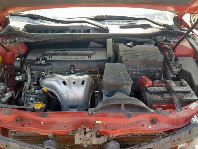 4T1BE46K07U100057 - 2007 TOYOTA CAMRY NEW RED photo 7