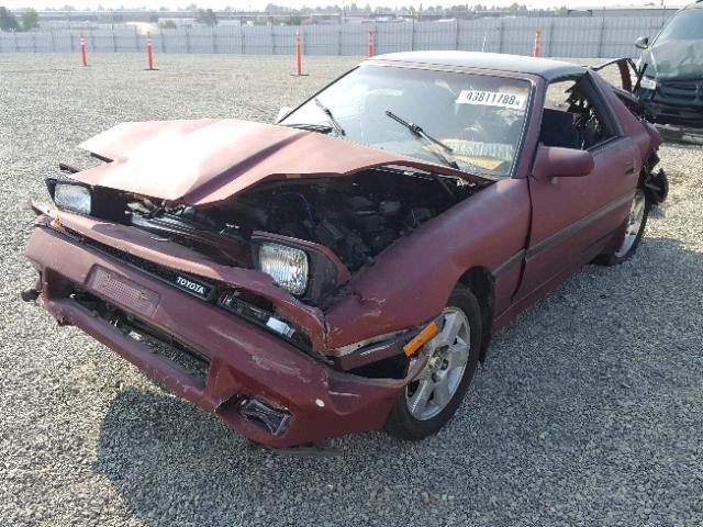 JT2MA70J3H0053568 - 1987 TOYOTA SUPRA SPOR RED photo 2