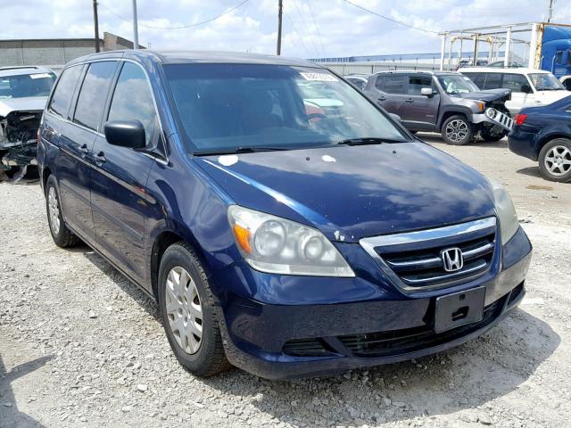 5FNRL38237B038114 - 2007 HONDA ODYSSEY LX BLUE photo 1