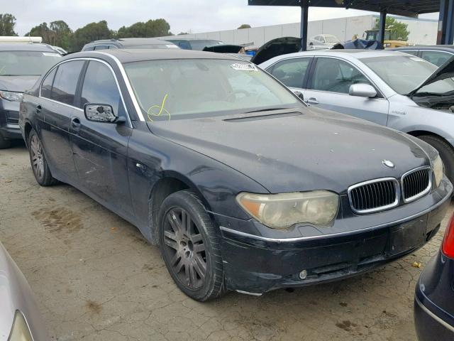 WBAGN634X2DR00138 - 2002 BMW 745 LI BLACK photo 1