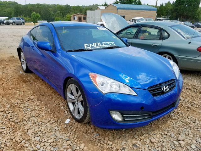 KMHHU6KH3AU013411 - 2010 HYUNDAI GENESIS CO BLUE photo 1