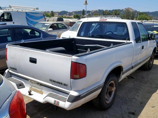 1GCCS19W1T8103700 - 1996 CHEVROLET S TRUCK S1 WHITE photo 4