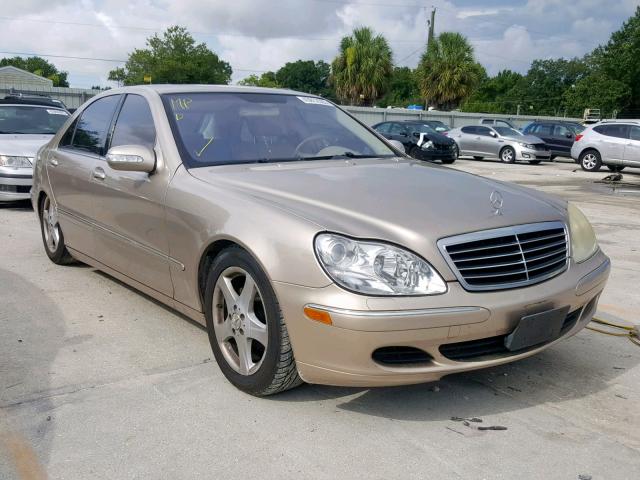 WDBNG75J84A415769 - 2004 MERCEDES-BENZ S 500 GOLD photo 1