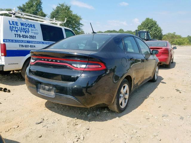 1C3CDFBB8GD515399 - 2016 DODGE DART SXT BLACK photo 4